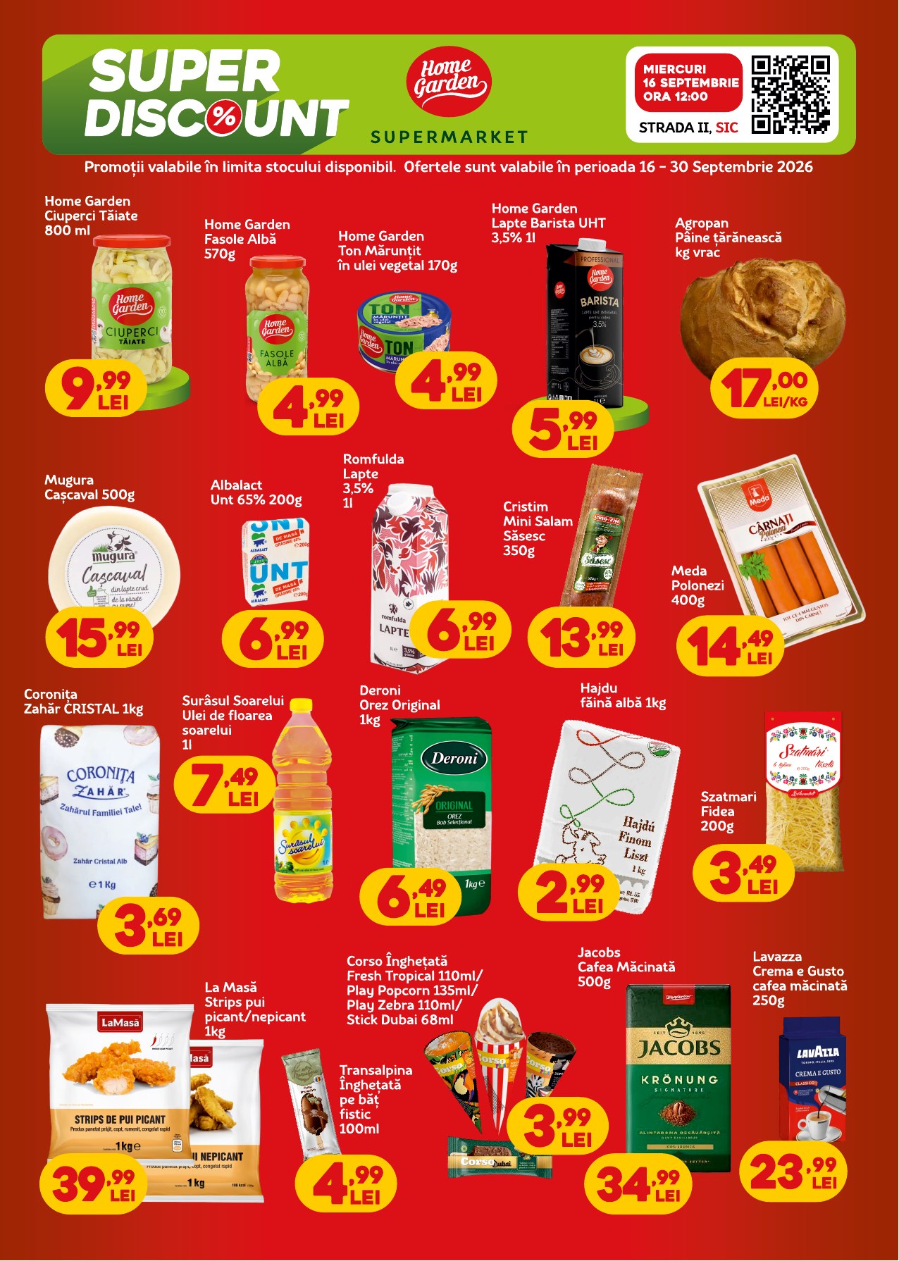 Oferte Home Garden Supermarket Sic 16-30 Septembrie 2026 - pagina 1